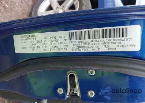 2015 Ram 1500 Express from USA, damaged, VIN 1C6RR7KG8FS647850